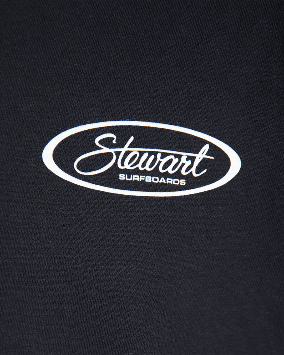 STEWART SURF OVAL S/S T-SHIRT-Black