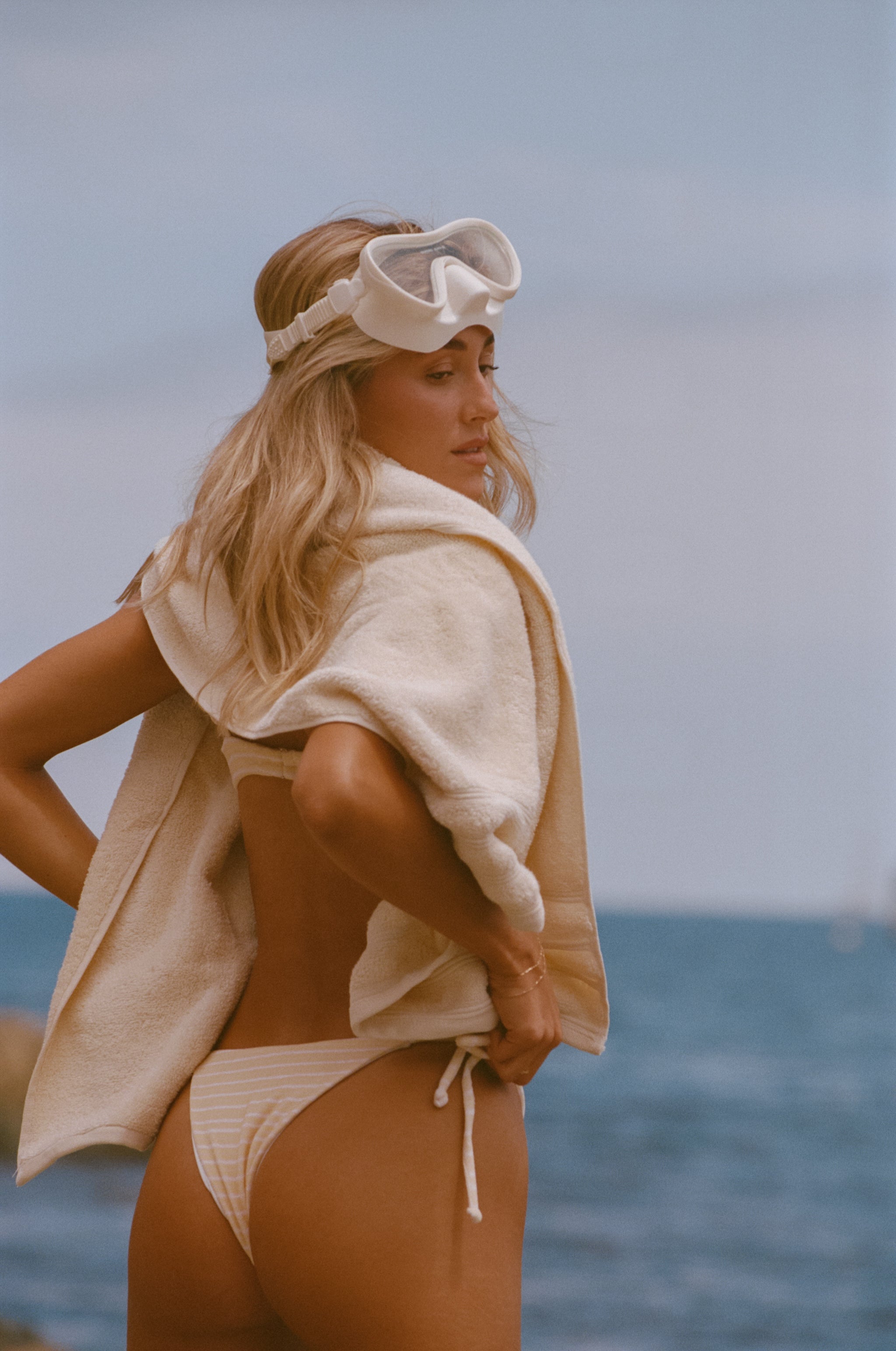 Danielle Brown x JS Swim Sadie Top Piper Bottom - Lemon Stripe