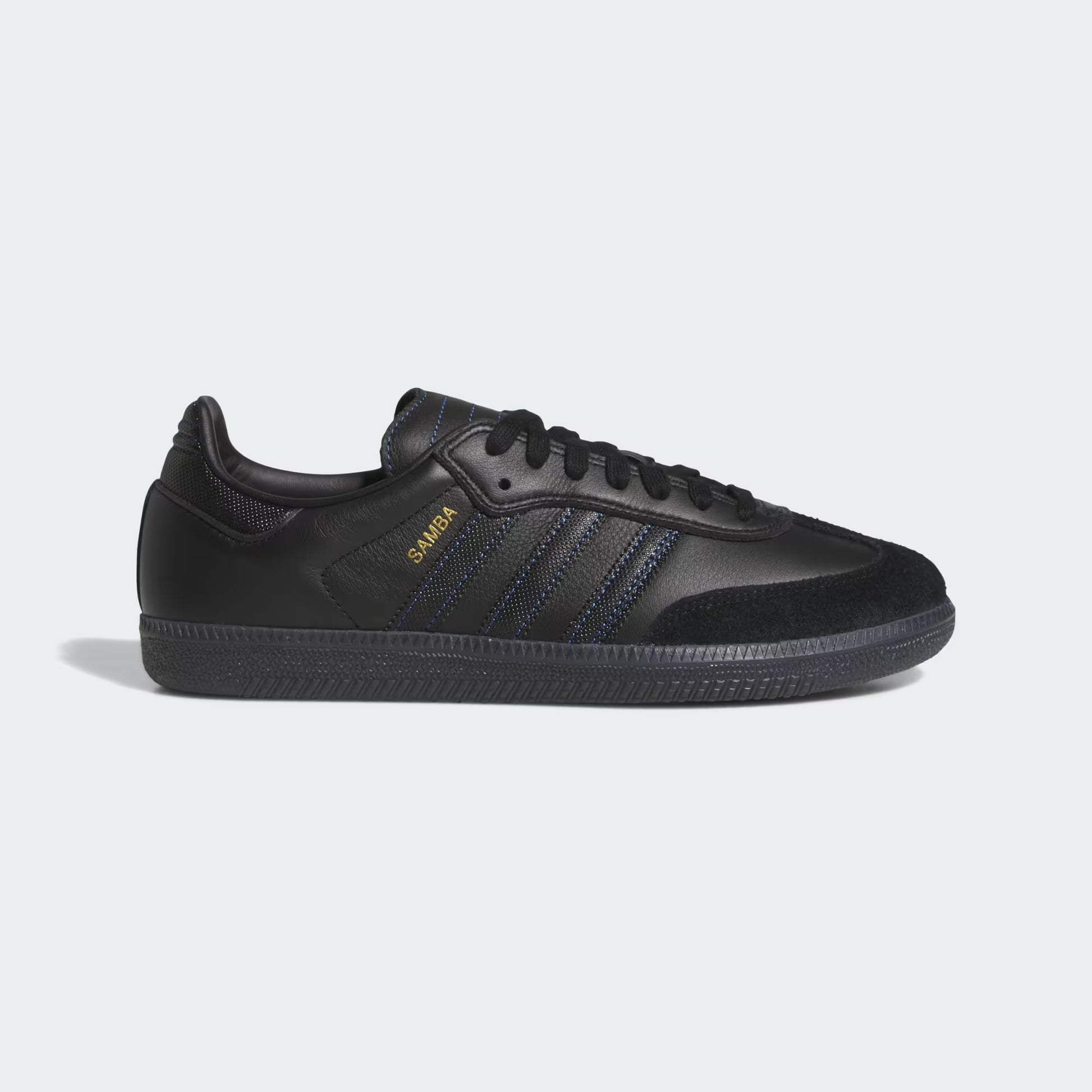 Adidas Samba ADV Shoes - Core Black / Core Black / Royal Blue