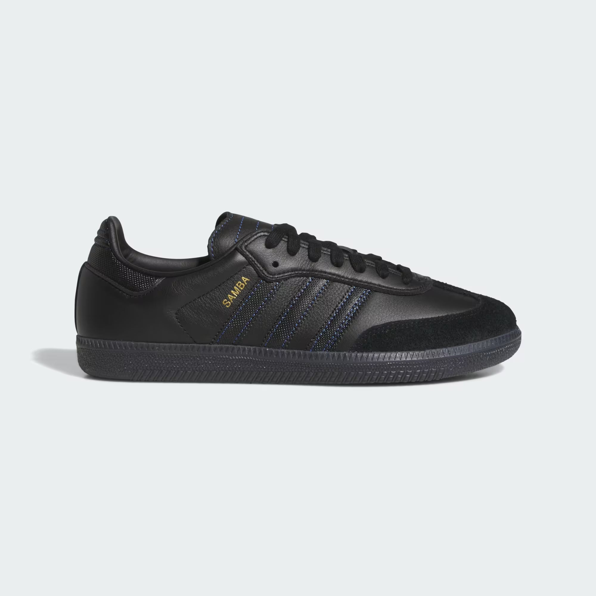 Adidas Samba ADV Shoes - Core Black / Core Black / Royal Blue