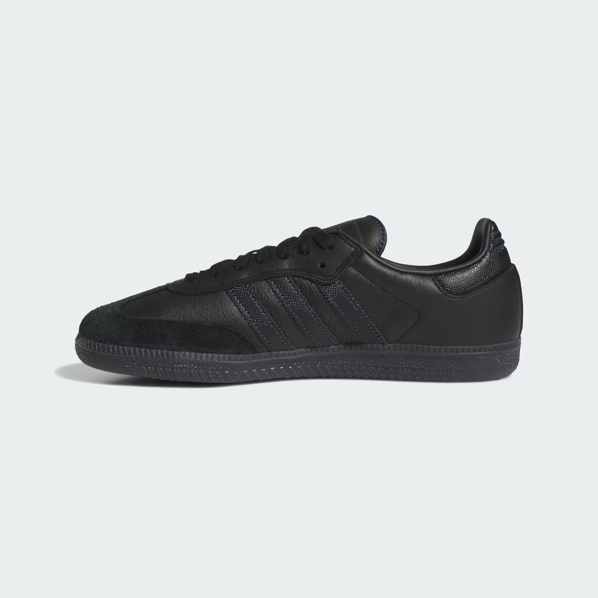 Adidas Samba ADV Shoes - Core Black / Core Black / Royal Blue