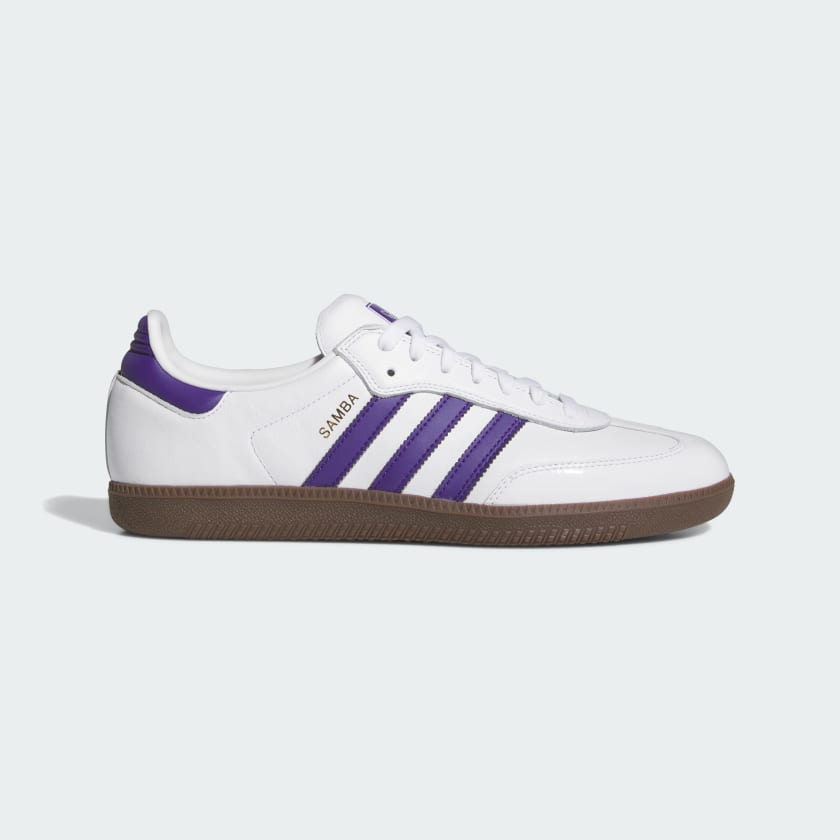 Samba ADV Shoes - Cloud White / Collegiate Purple / Gold Metallic