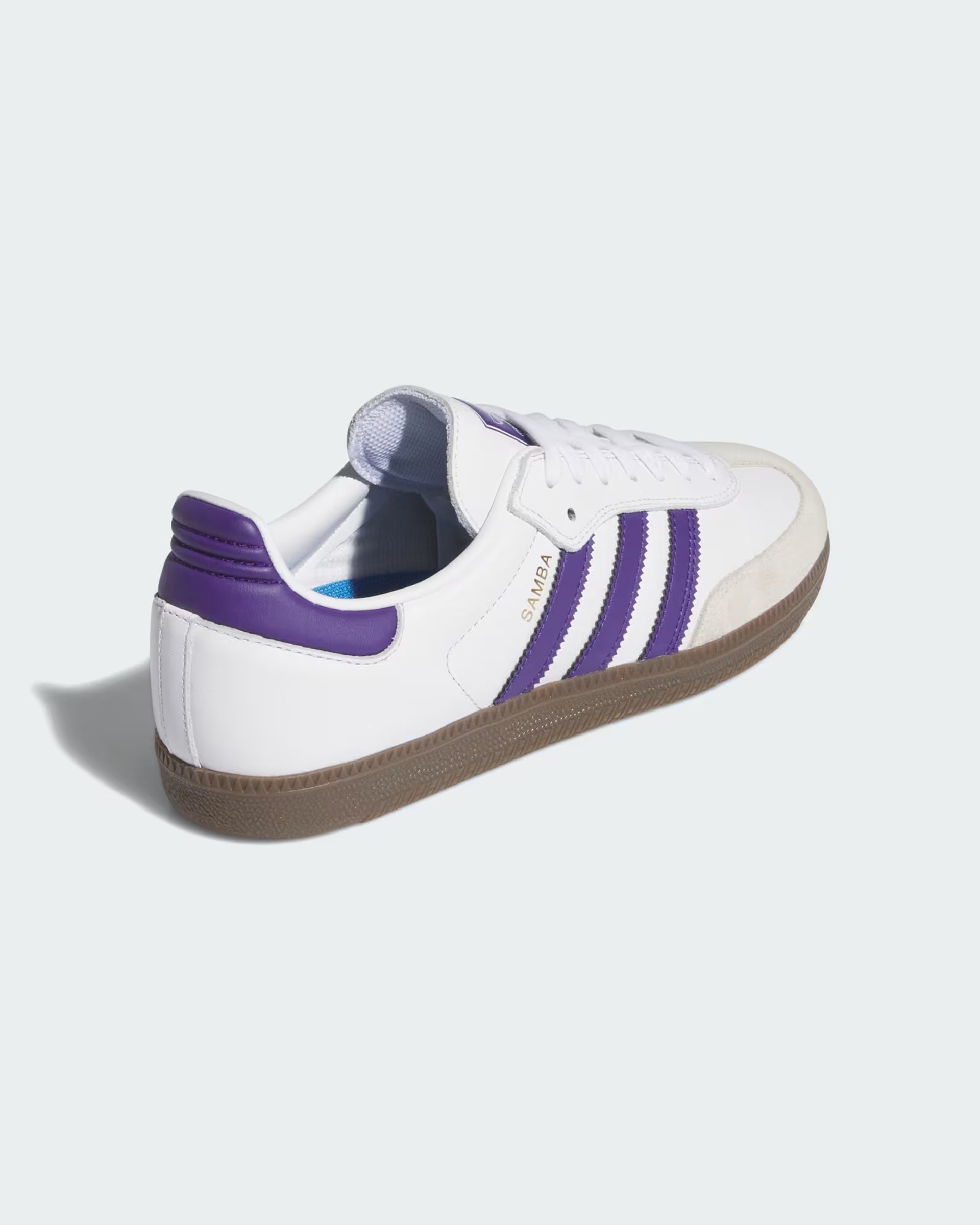Samba ADV Shoes - Cloud White / Collegiate Purple / Gold Metallic 5 Samba ADV Shoes - Cloud White / Collegiate Purple / Gold Metallic 5