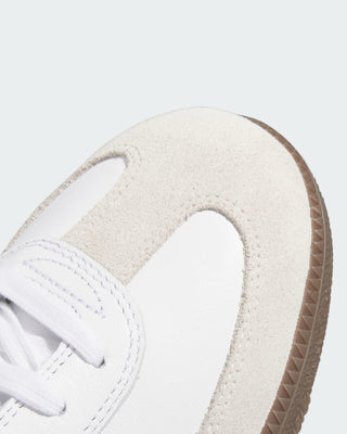 Adidas Samba ADV Shoes - Cloud White / Collegiate Purple / Gold Metallic
