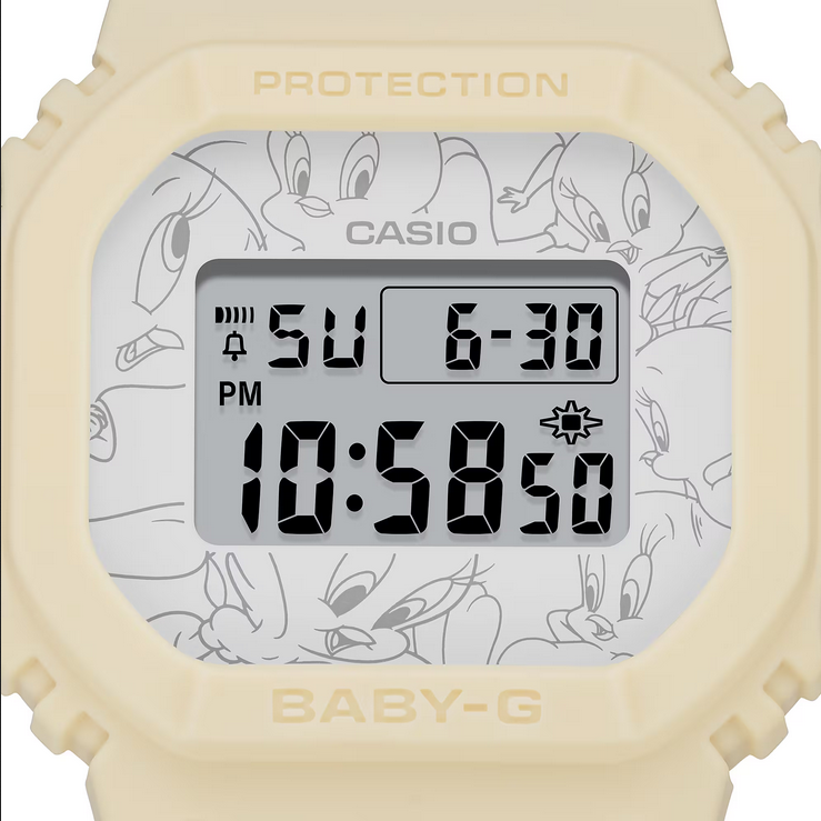 Looney Tunes x Casio "Tweedy" BGD565TW-5 Watch