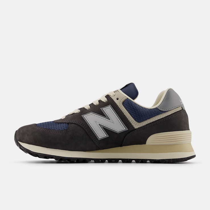 New Balance 574 Shoes - Black Cement / Slate Grey