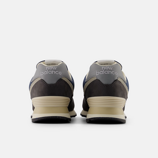 New Balance 574 Shoes - Black Cement / Slate Grey