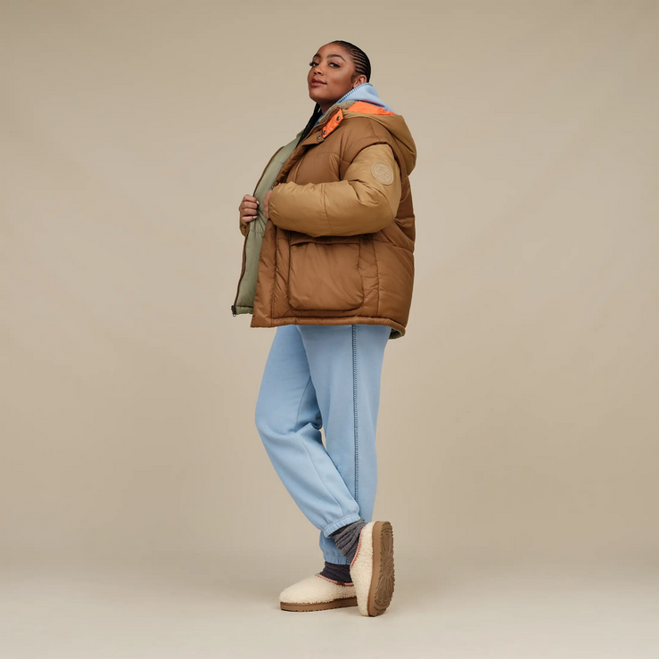 UGG Women's Tasman Maxi Curly Slippers - Natural