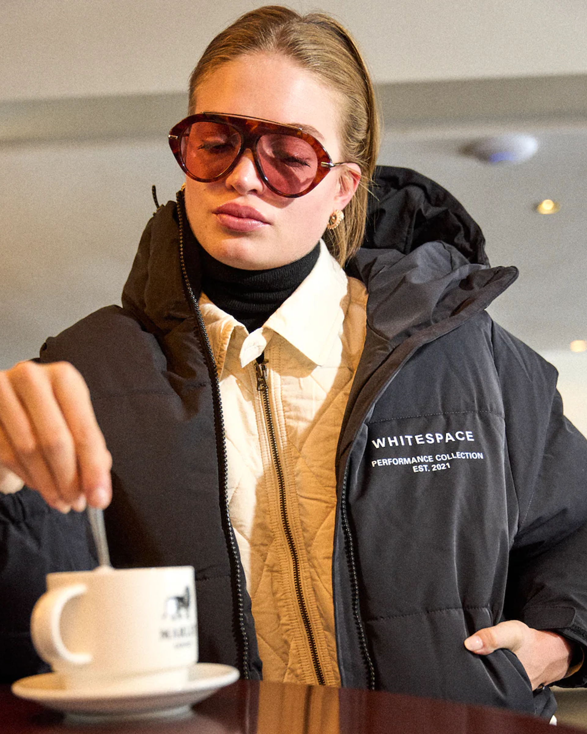 Whitespace Women's Cropped Puffer Jacket