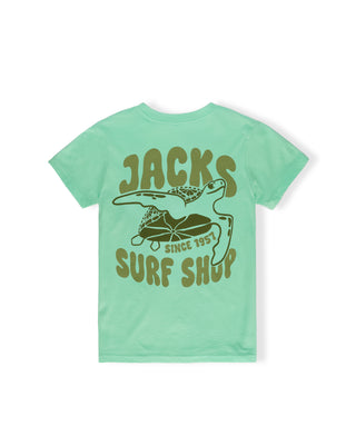 Girl's Sea Turtle S/S Tee - Mint