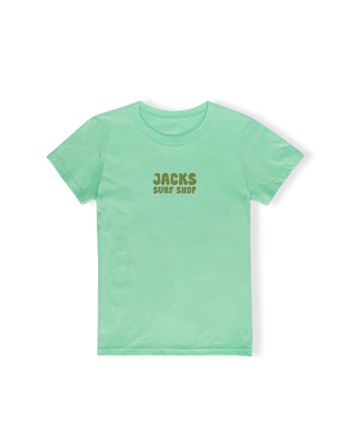 Girl's Sea Turtle S/S Tee - Mint