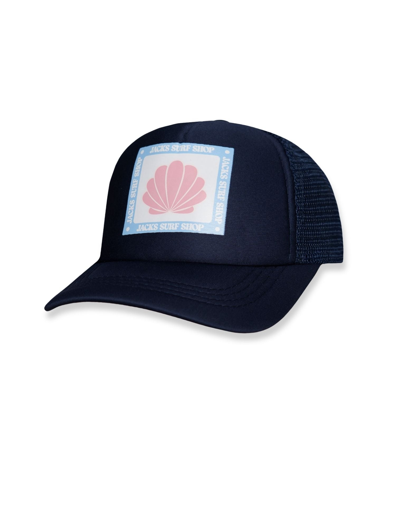 Girl's (2-7) Shell Stamp Trucker Hat