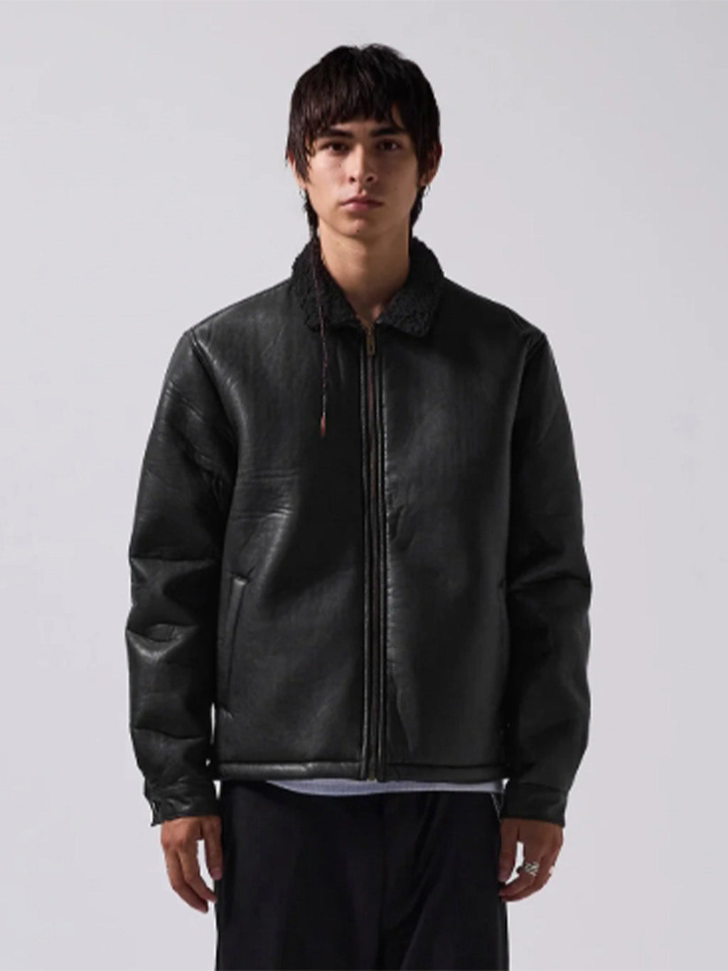 Former Men's Sherpa Leather Jacket