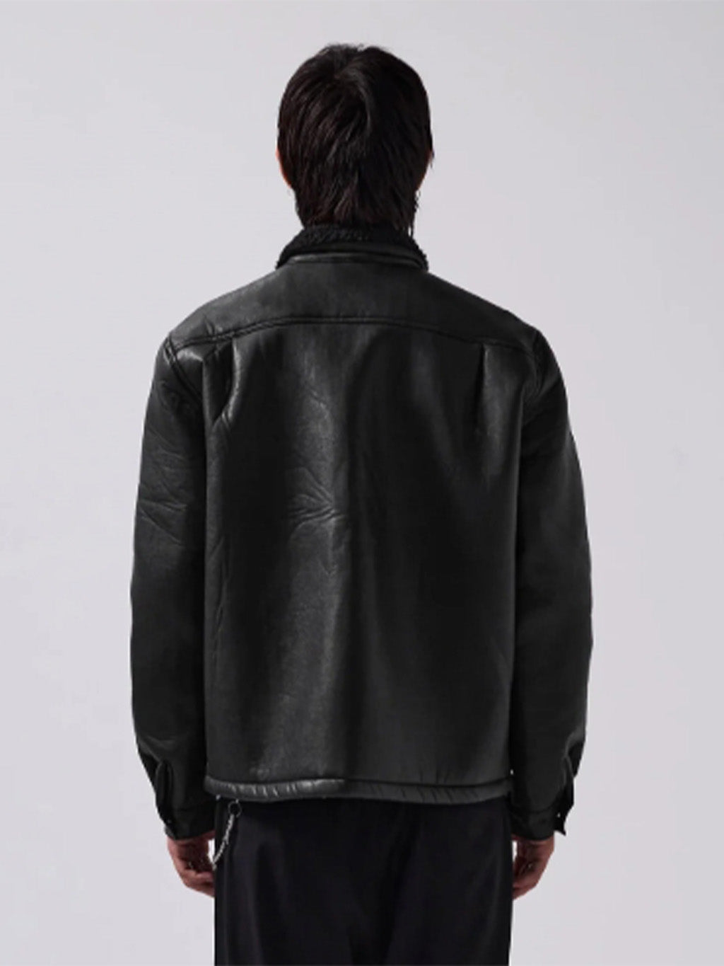 Former Men's Sherpa Leather Jacket