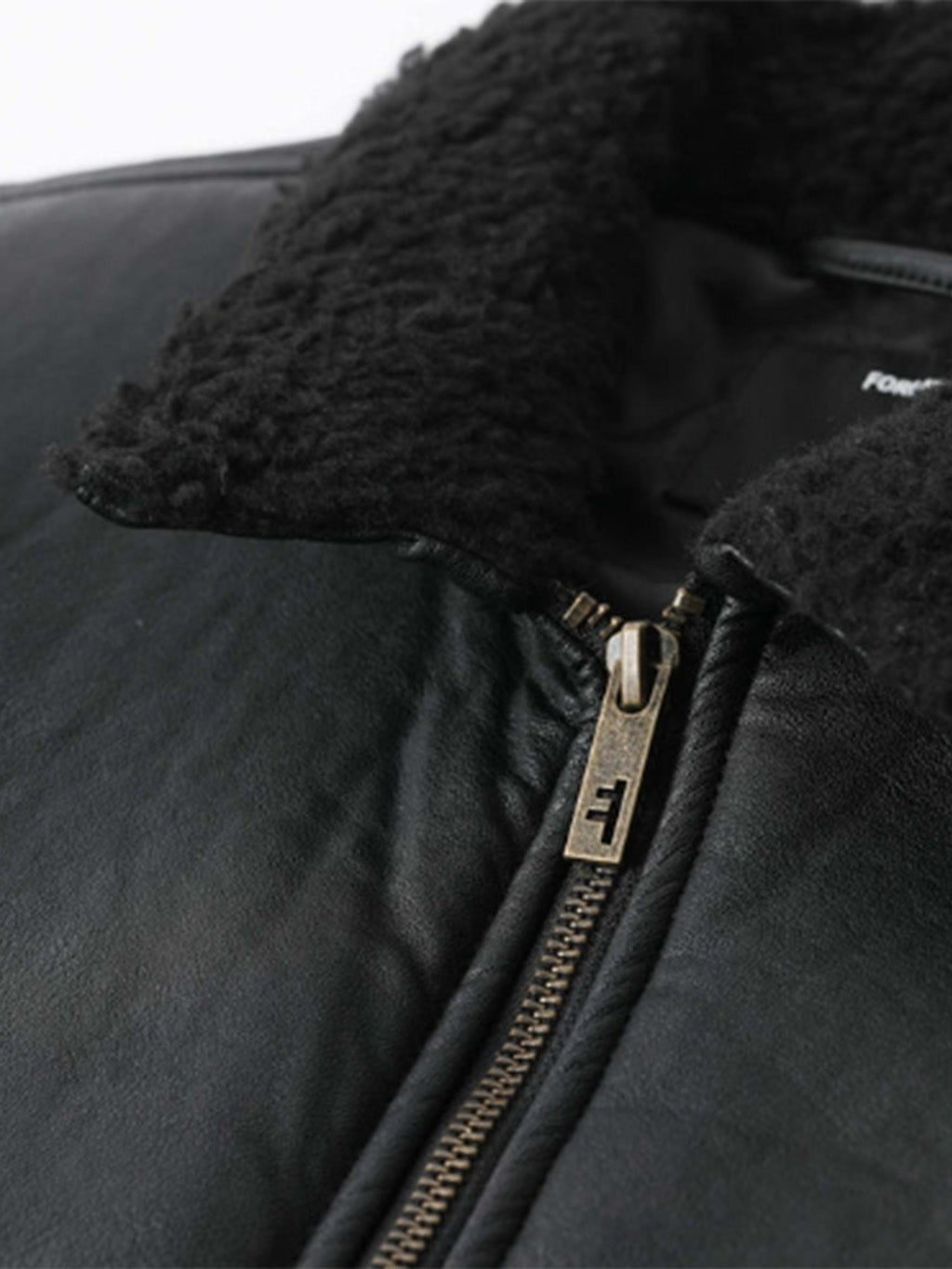 Former Men's Sherpa Leather Jacket