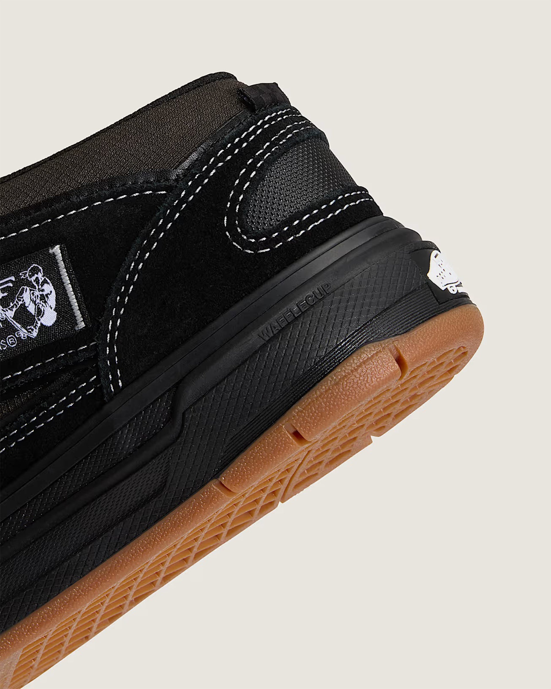 Skate Half Cab Wafflecup Shoe - Black/Asphalt – Jack's Surfboards
