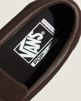 Skate Loafer Suede Shoes - Brown/Black