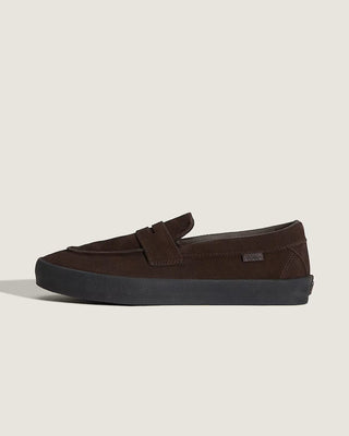 Skate Loafer Suede Shoes - Brown/Black