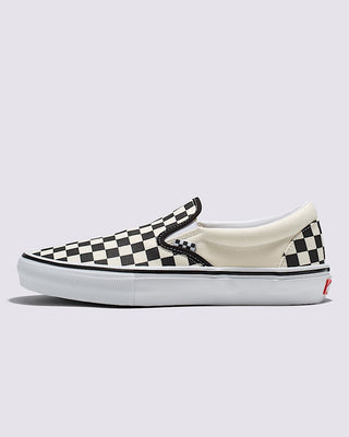 Skate Slip-On Shoes - Checkerboard Black/Off White