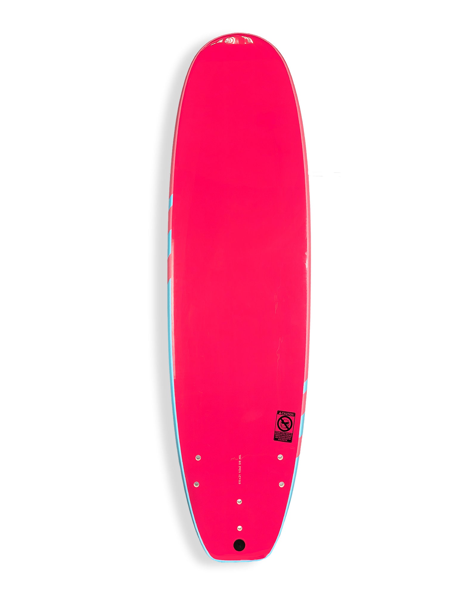 Skiff Softboard 6'6 - Pink/Teal