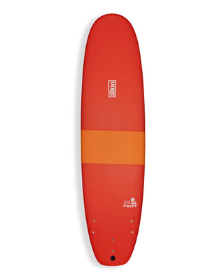 Skiff Softboard 7'6 - Red/Orange