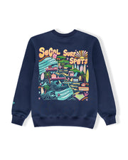 Socal Surf Crewneck Sweatshirt