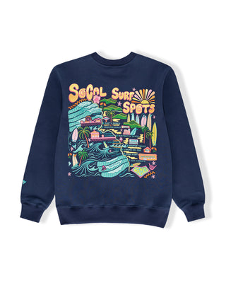 Socal Surf Crewneck Sweatshirt