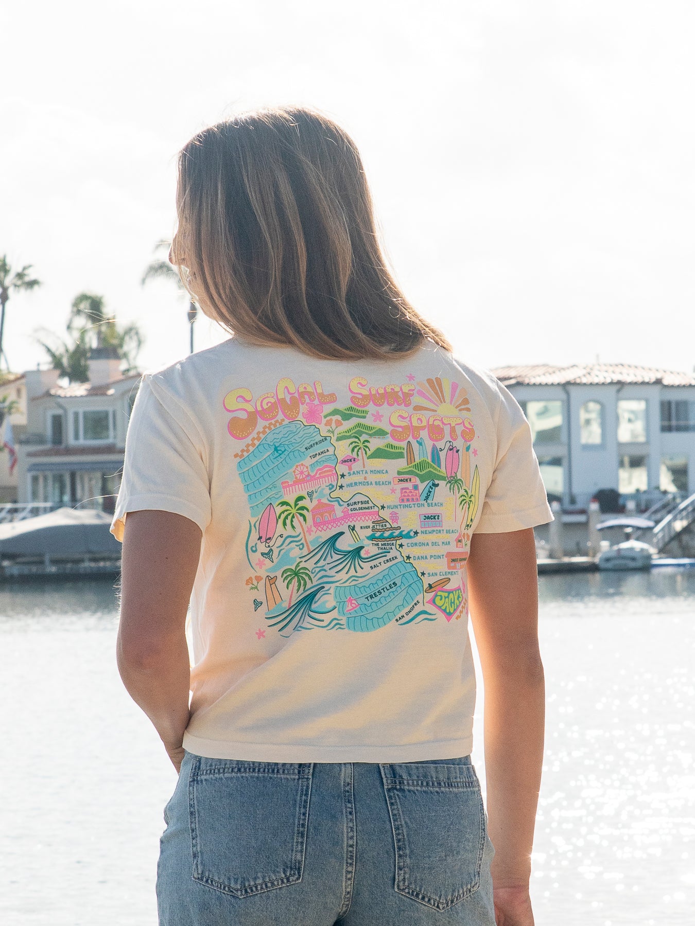 Jack's Surfboards Women's Socal Surf Boxy Short Sleeve T-Shirt - Ivy