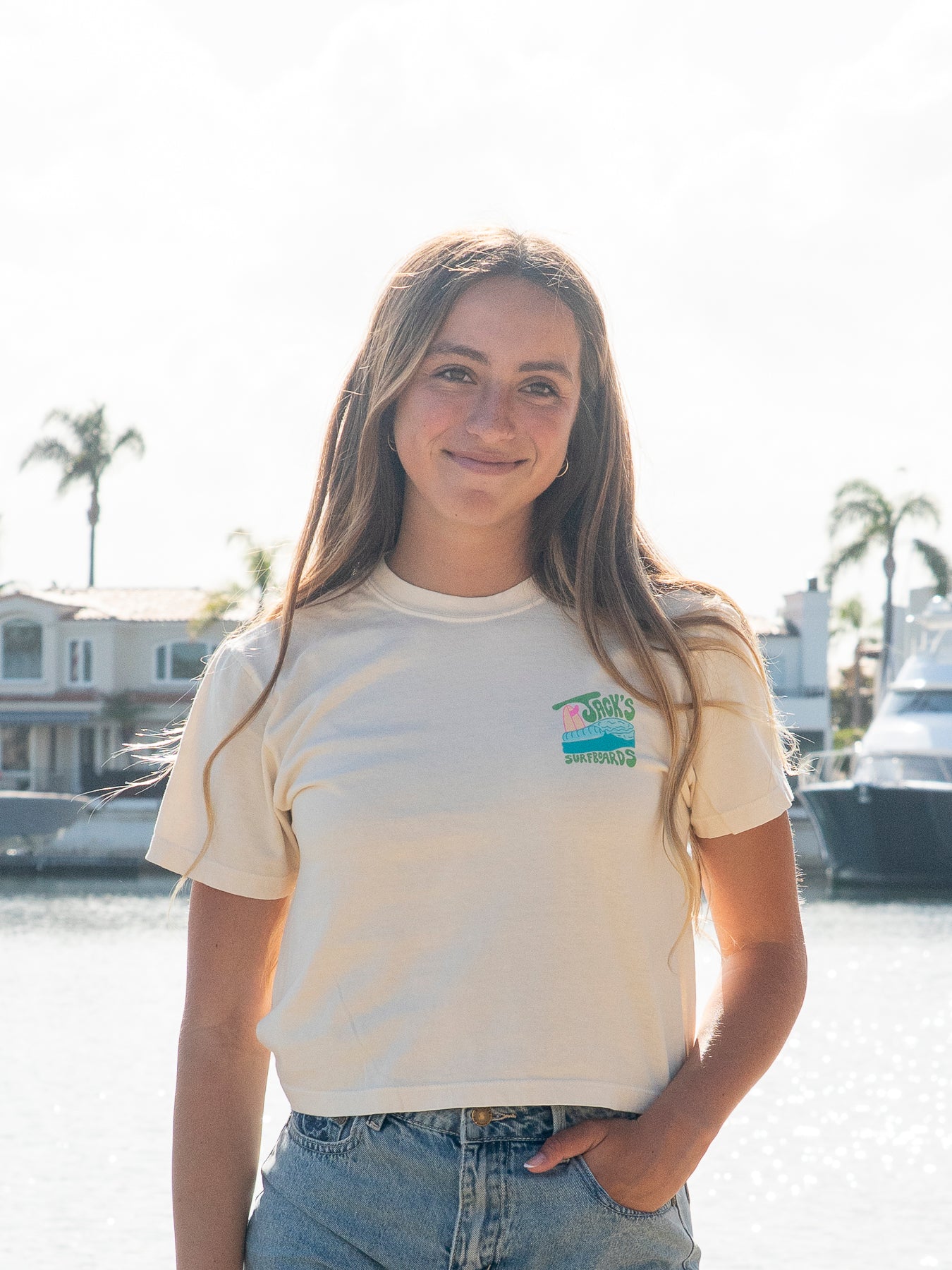 Jack's Surfboards Women's Socal Surf Boxy Short Sleeve T-Shirt - Ivy