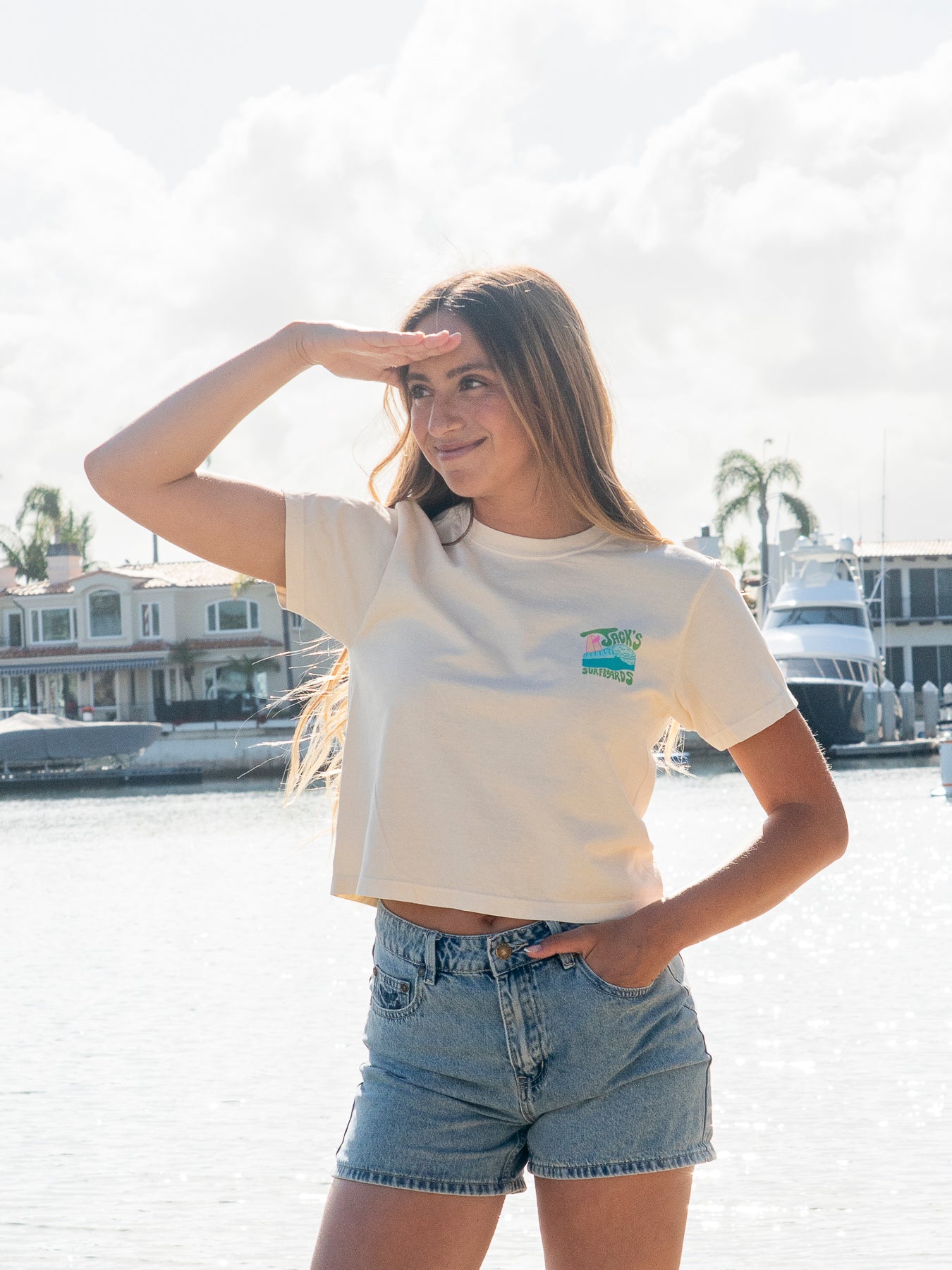 Jack's Surfboards Women's Socal Surf Boxy Short Sleeve T-Shirt - Ivy