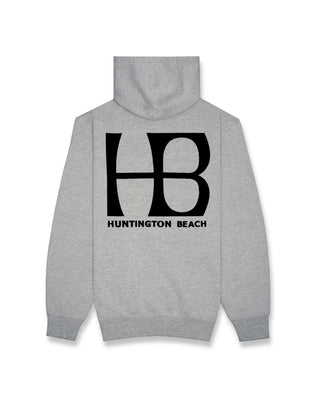 HB City Logo 2 Pullover Hoodie - Heather Grey