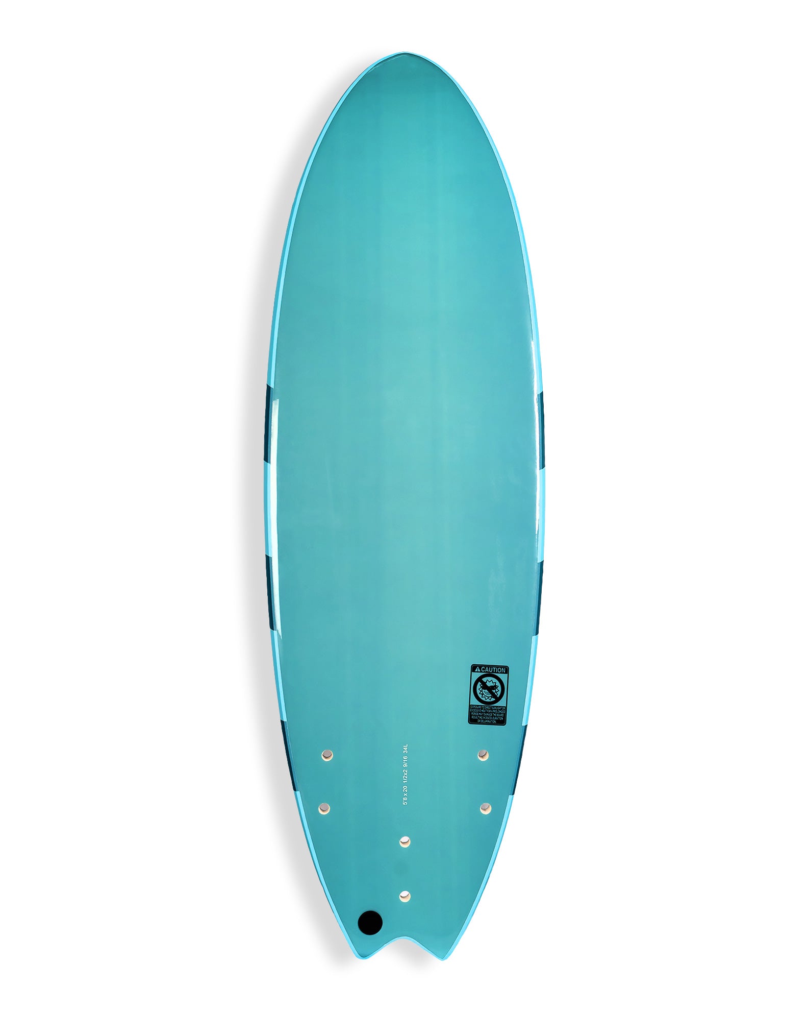 Sprout Softboard 5'8 - Turquoise Blue