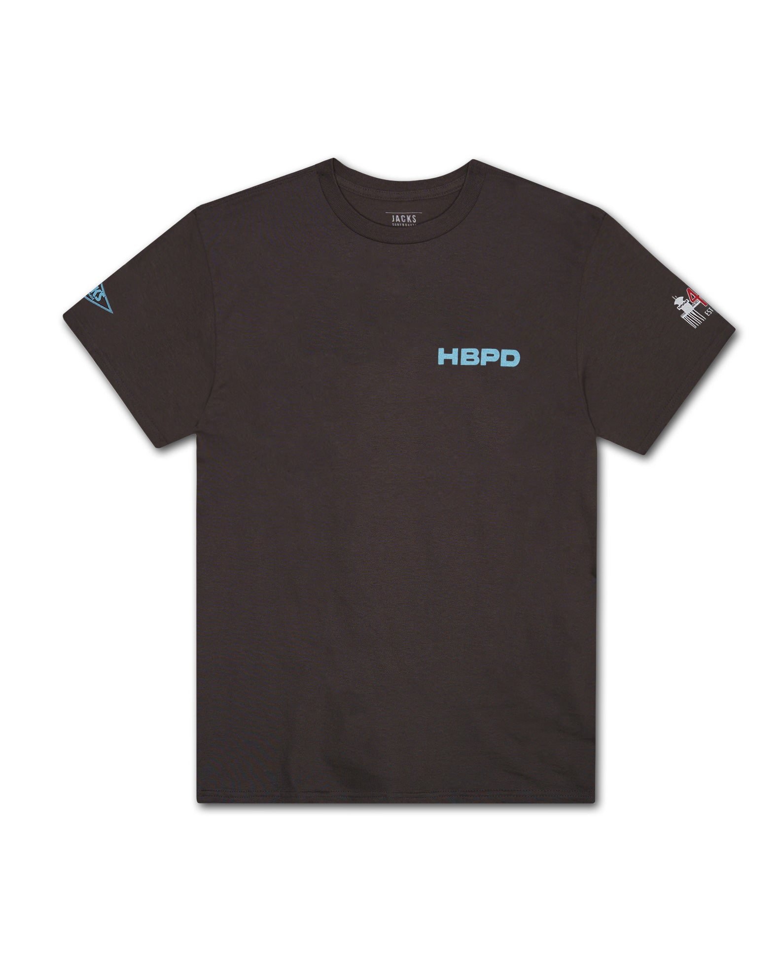 HBPD Stacked Pier S/S Tee - Charcoal