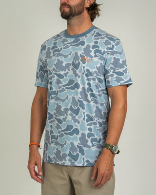 Marsh Wear Men's Stackhouse S/S Tech Tee - Silver Mallard Camo