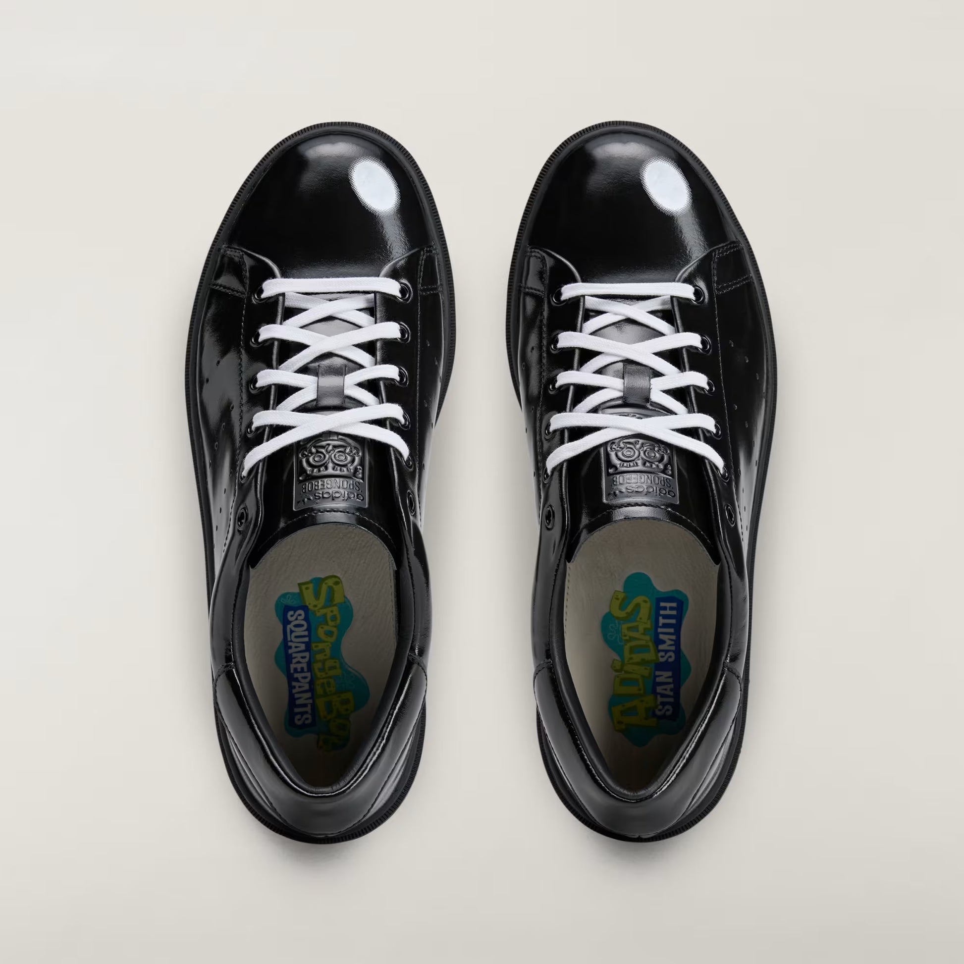 Adidas x Spongebob Stan Smith Freizeit Spongebob Shoes - Core Black/Core Black/Cloud White