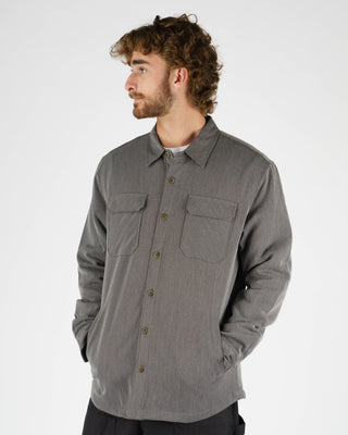 Stylo L/S Button Up Shirt - Charcoal