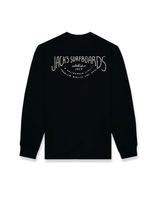 Crescent Summer Series Crewneck Sweatshirt - Black