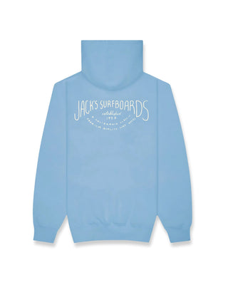 Crescent Summer Series Pullover Hoodie - Light Blue