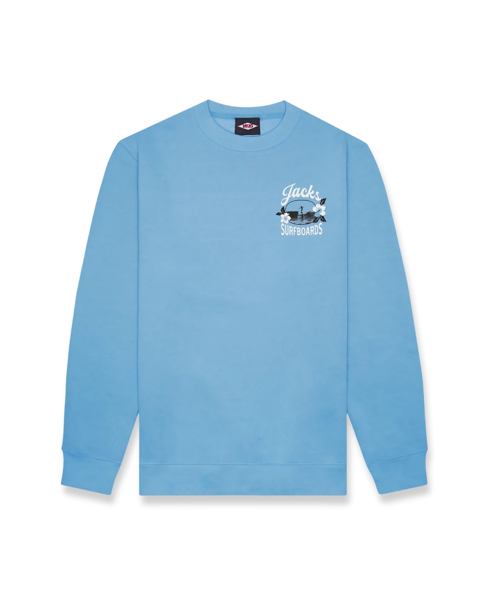 Women's Tip Toe Summer Series Crewneck Sweatshirt 26'- Light Blue