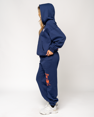 Wish Me Luck Women's Sunny Pullover Hoodie - Blue