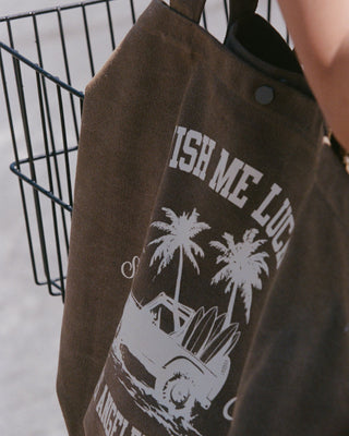 Sunny Ride Tote Bag - Brown