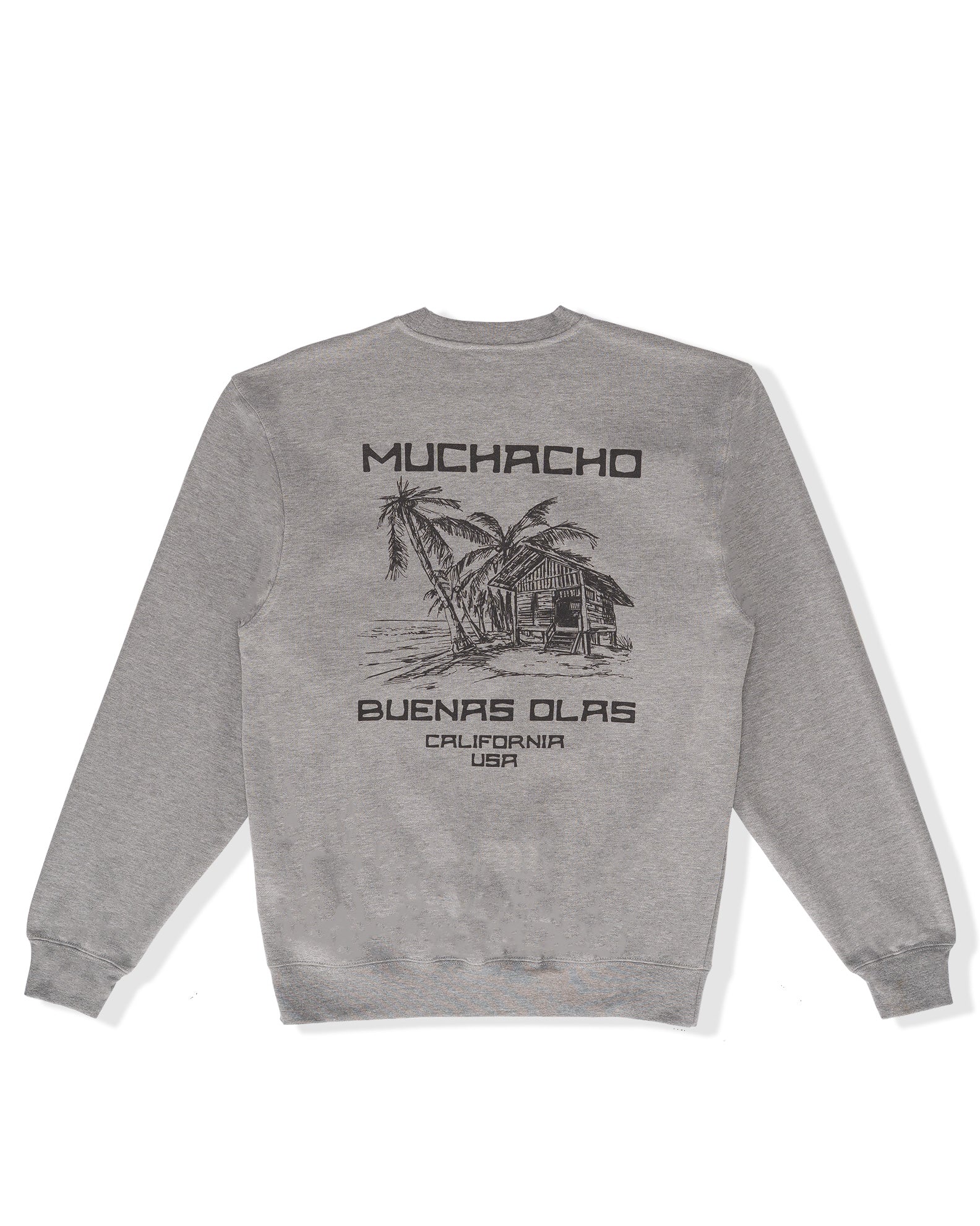 Muchacho Men's Surf Shark Crewneck Sweatshirt