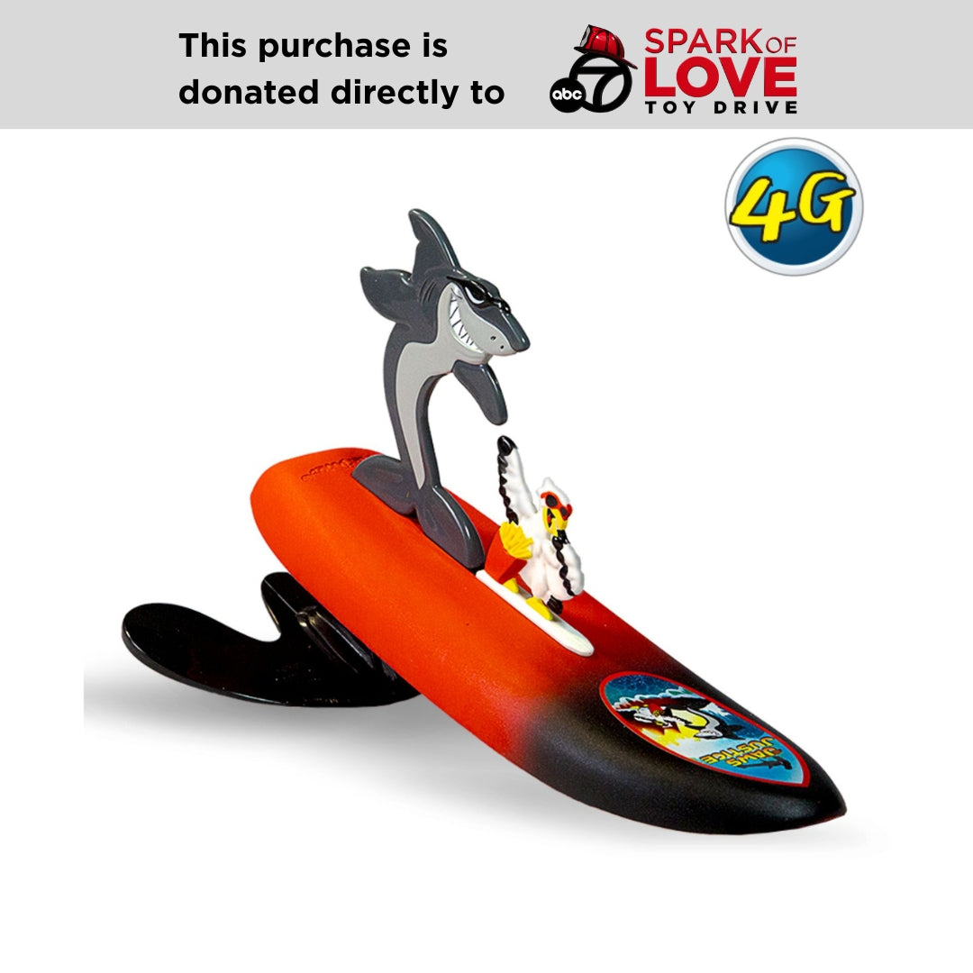 Legends & Surfer Pets Wave Powered Mini-Surfer - Jaws Justice SPARK OF LOVE DONATION