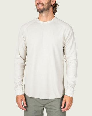 Marsh Wear Men's Surfside L/S Waffle Shirt - Pelican Heather