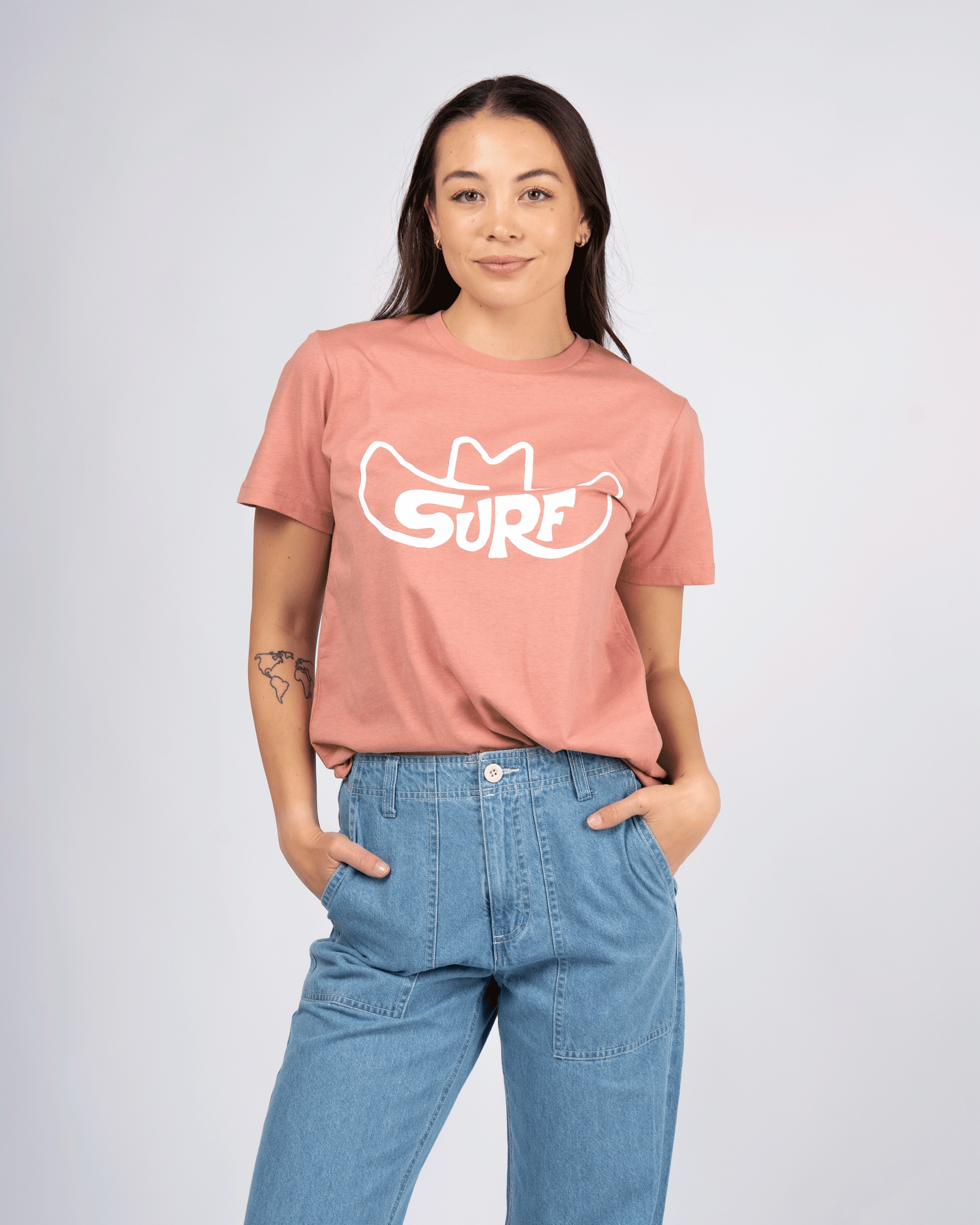 Women's Teather S/S Tee - Rose 