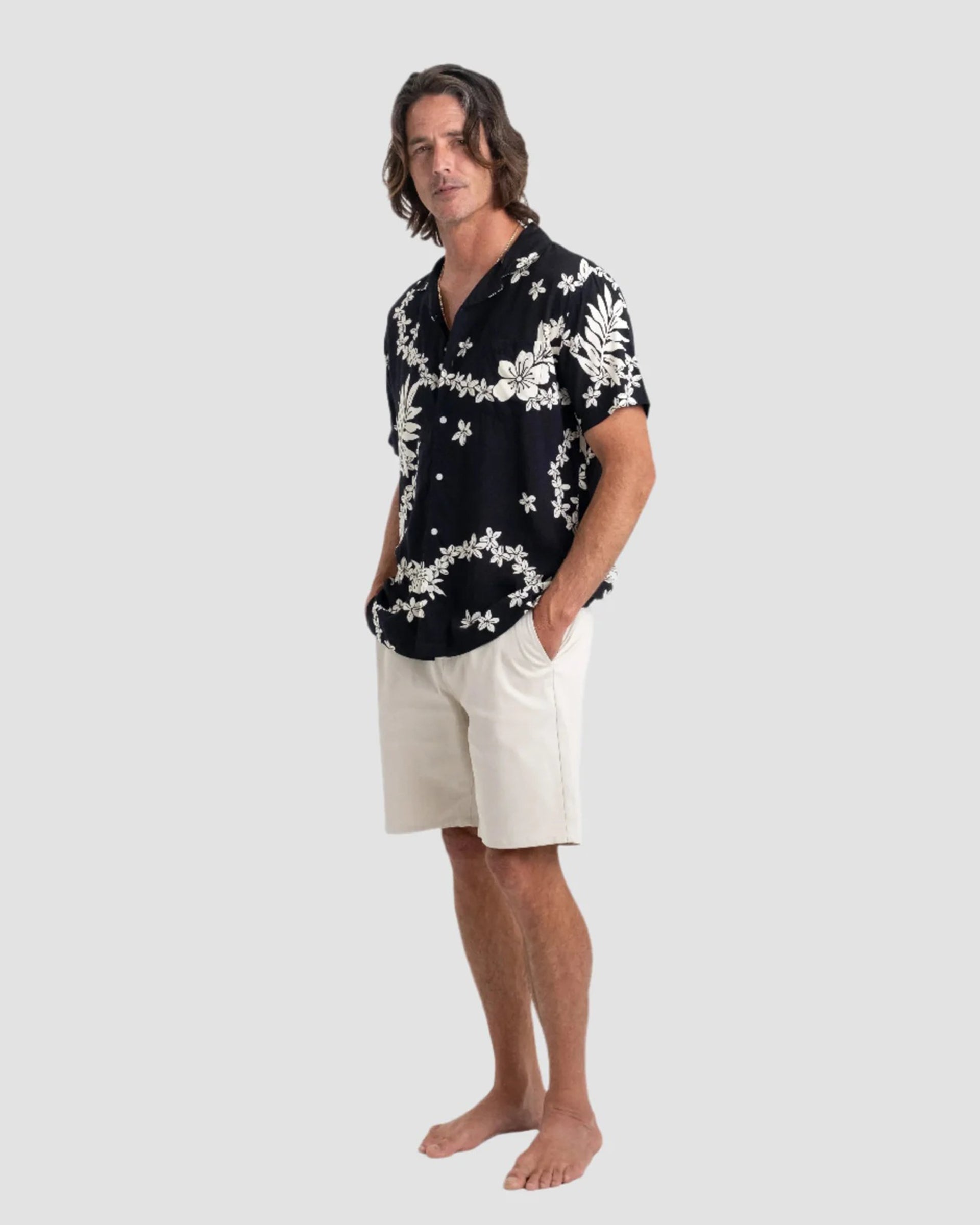 Aloha S/S Shirt - Black – Jack's Surfboards