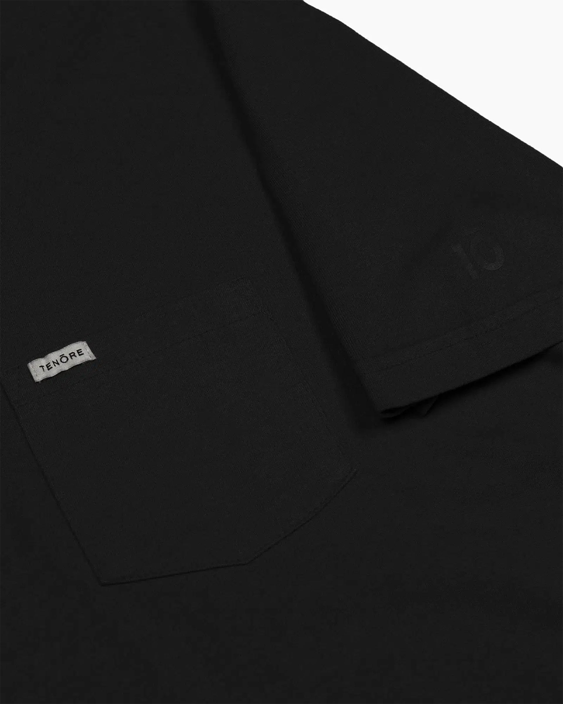 Tenore Classic Pocket Short Sleeve T-Shirt - Black