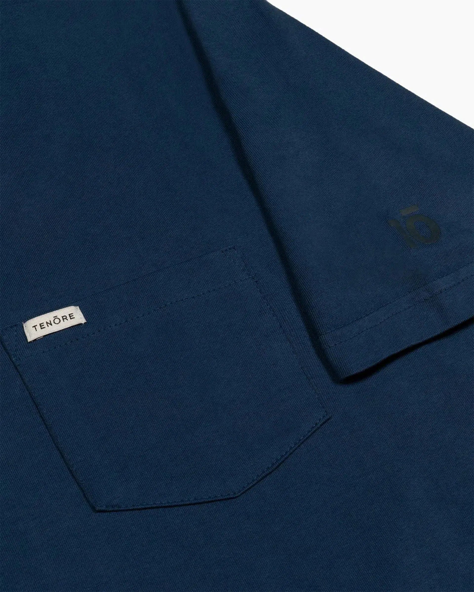 Tenore Classic Pocket Short Sleeve T-Shirt - Navy