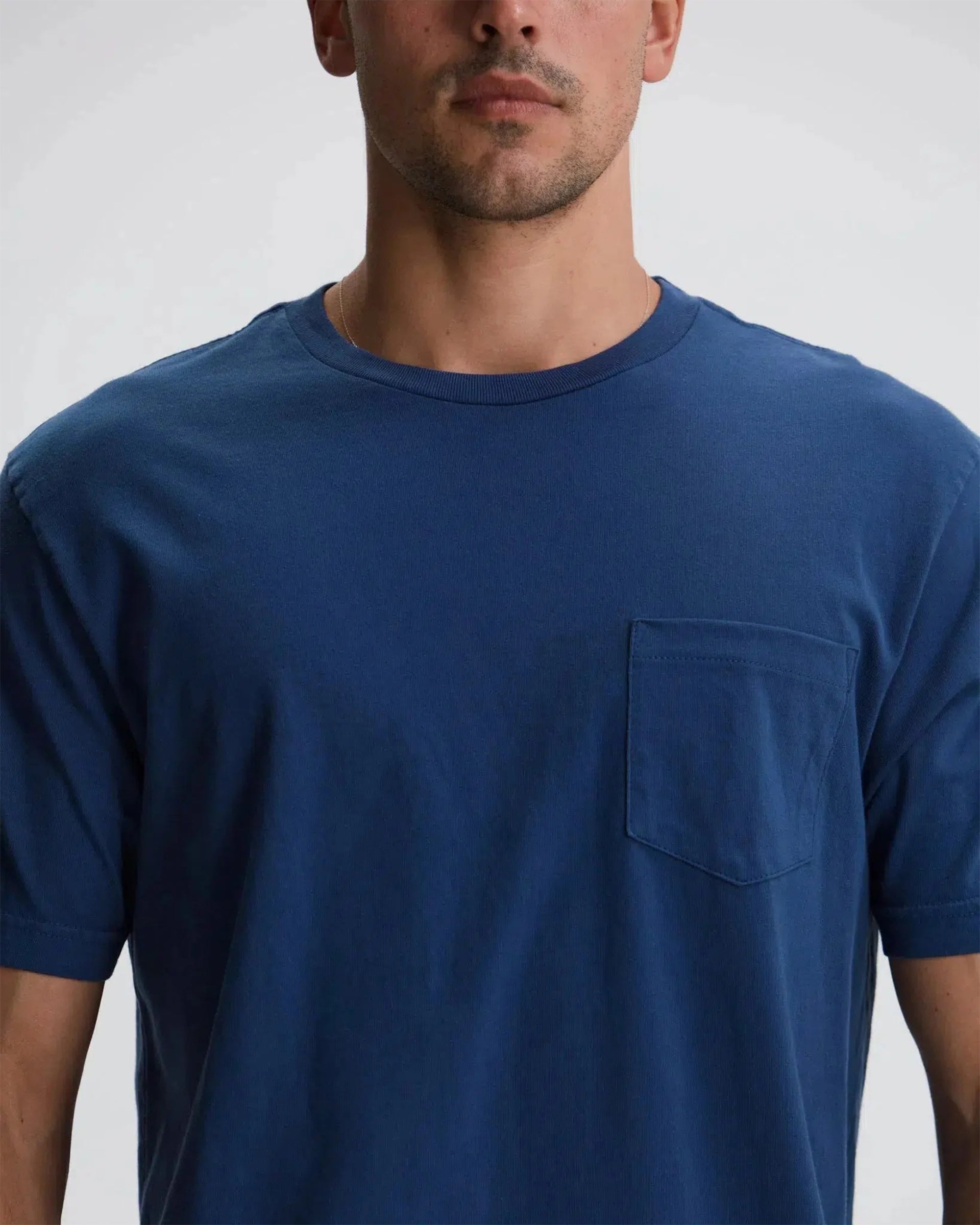 Tenore Classic Pocket Short Sleeve T-Shirt - Navy