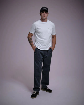 Tenore Classic Pocket Short Sleeve T-Shirt - White